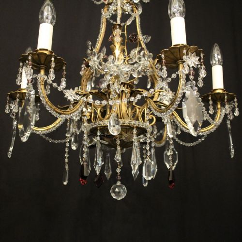 FRENCH MAISON BAGUS 6 LIGHT CHANDELIER - ADDITIONAL PHOTO 7