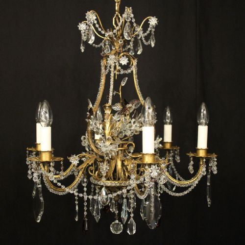FRENCH MAISON BAGUS 6 LIGHT CHANDELIER - ADDITIONAL PHOTO 8