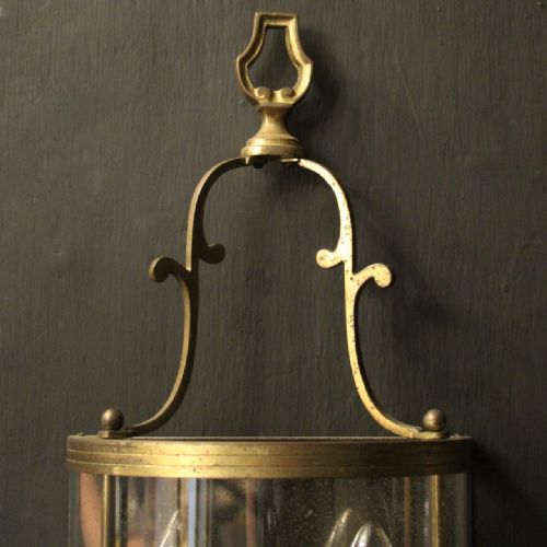 FRENCH PAIR OF GILDED CONVEX HALF LANTERNS - ADDITIONAL PHOTO 7