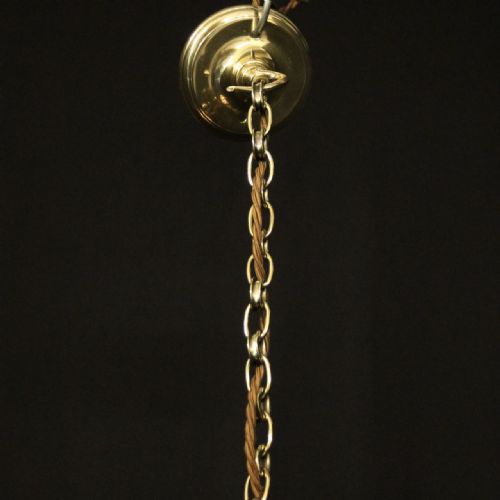 ENGLISH ART DECO SINGLE LIGHT ANTIQUE LANTERN - ADDITIONAL PHOTO 9