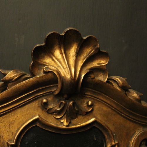 FLORENTINE PAIR OF GILTWOOD ANTIQUE GIRANDOLES - ADDITIONAL PHOTO 5