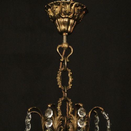 FRENCH GILDED BRONZE 13 LIGHT BIRDCAGE ANTIQUE CHANDELIER - ADDITIONAL PHOTO 9