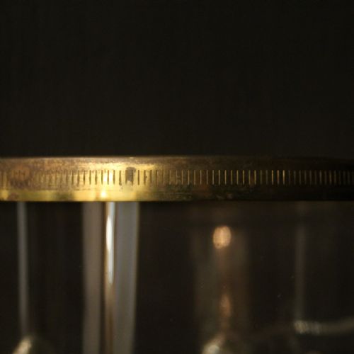 FRENCH SET OF THREE GILDED CONVEX HALF LANTERNS - ADDITIONAL PHOTO 6