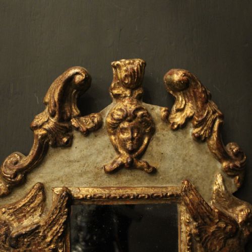 FLORENTINE PAIR OF GILTWOOD ANTIQUE GIRANDOLES - ADDITIONAL PHOTO 2