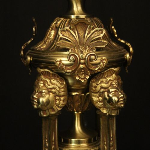 FRENCH LARGE GILDED BRONZE 16 LIGHT DOUBLE TIERED CHANDELIER - ADDITIONAL PHOTO 7