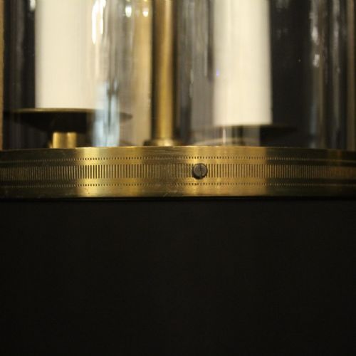 FRENCH SMALL PAIR OF GILDED ANTIQUE LANTERNS - ADDITIONAL PHOTO 8