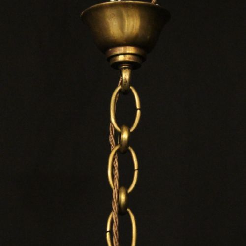 FRENCH PAIR OF CONVEX TWIN LIGHT ANTIQUE LANTERNS - ADDITIONAL PHOTO 9