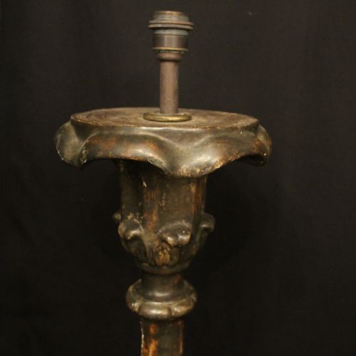 ITALIAN FLORENTINE ANTIQUE STANDARD LAMP - ADDITIONAL PHOTO 2