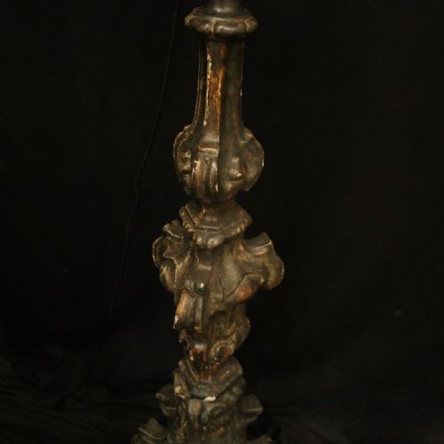 ITALIAN FLORENTINE ANTIQUE STANDARD LAMP - ADDITIONAL PHOTO 3