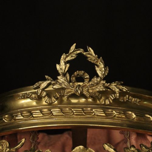 FRENCH CIEL DE LIT BRASS BED ANTIQUE CANOPY - ADDITIONAL PHOTO 6