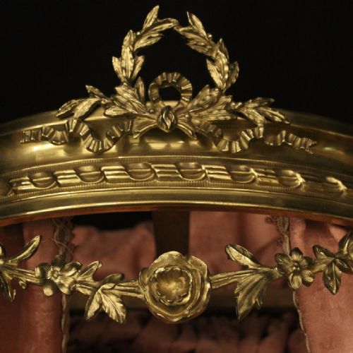 FRENCH CIEL DE LIT BRASS BED ANTIQUE CANOPY - ADDITIONAL PHOTO 8