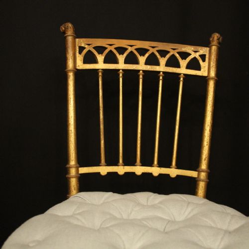 FRENCH PAIR OF SIMULATED BAMBOO SIDE CHAIRS - ADDITIONAL PHOTO 2