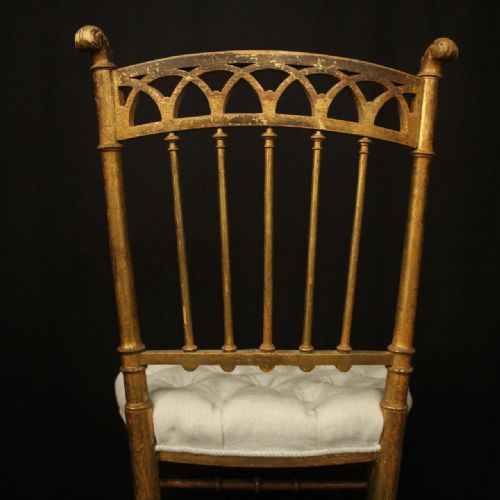 FRENCH PAIR OF SIMULATED BAMBOO SIDE CHAIRS - ADDITIONAL PHOTO 3