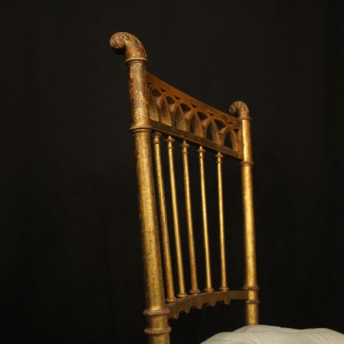 FRENCH PAIR OF SIMULATED BAMBOO SIDE CHAIRS - ADDITIONAL PHOTO 4