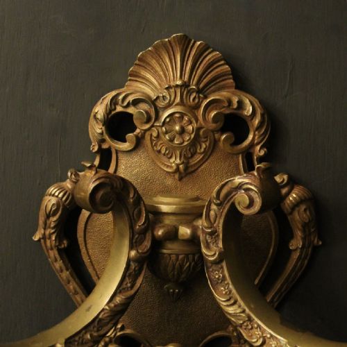 FRENCH PAIR OF GILDED BRONZE ANTIQUE WALL LIGHTS795 - ADDITIONAL PHOTO 2