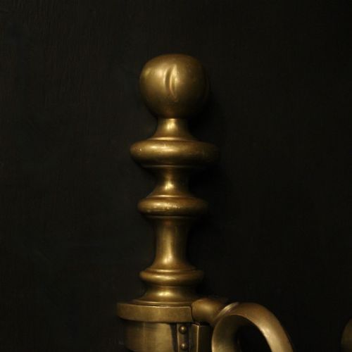 ENGLISH PAIR OF BRONZE ANTIQUE WALL LIGHTS - ADDITIONAL PHOTO 7