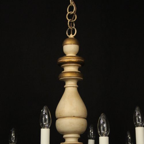 FLORENTINE 12 LIGHT POLYCHROME GILDED CHANDELIER - ADDITIONAL PHOTO 8