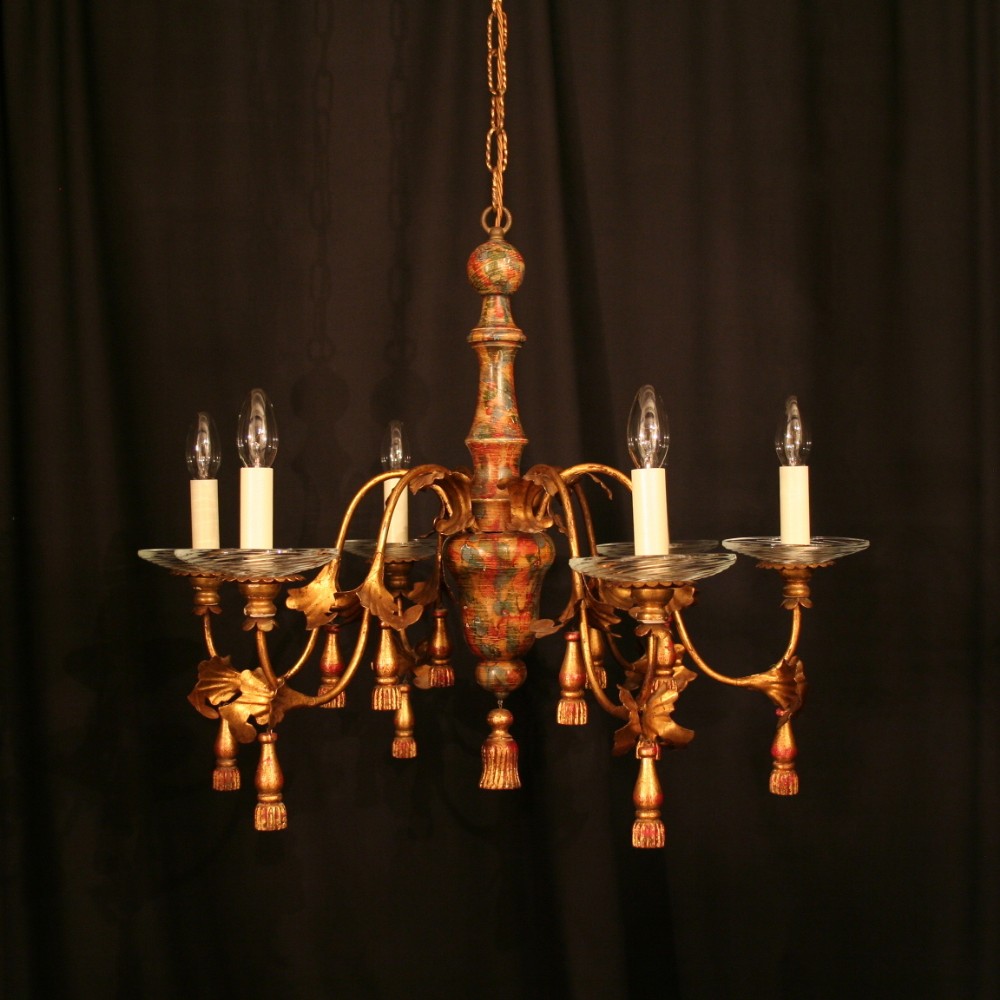 A Florentine 6 Light Decorative Chandelier