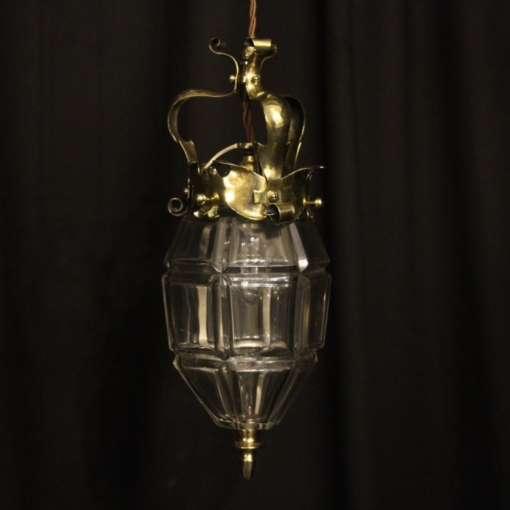 English Art Nouveau Antique Light