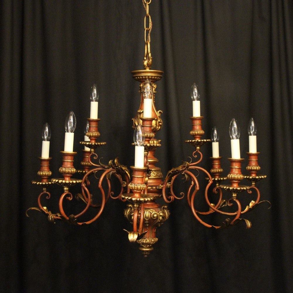 Florentine 12 Light Double Tiered Polychrome Chandelier