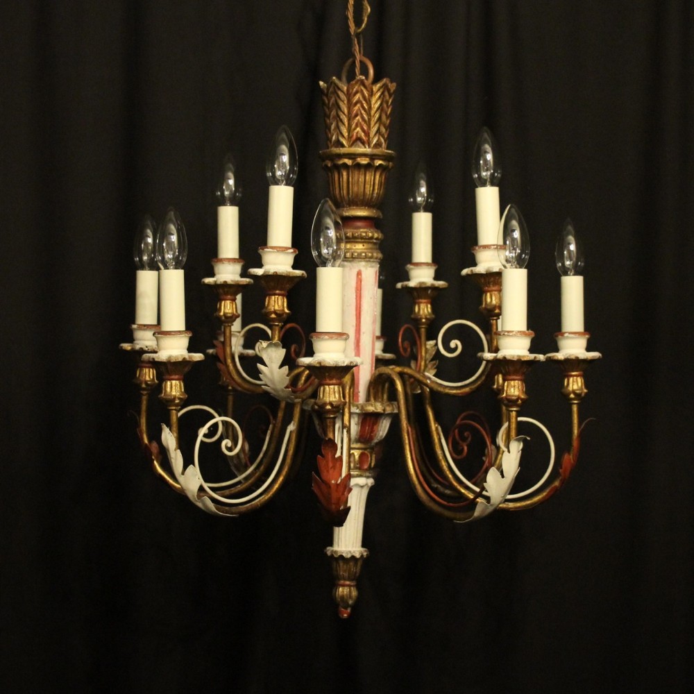 Florentine 12 Light Polychrome Chandelier
