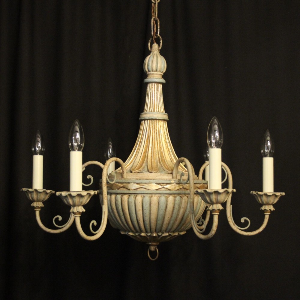 Florentine 6 Light Polychrome Chandelier