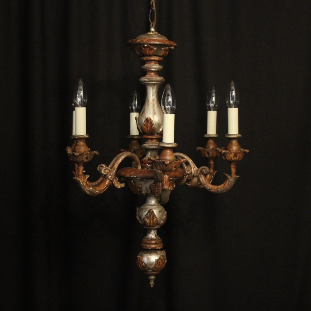 Florentine 6 Light Polychrome Chandelier