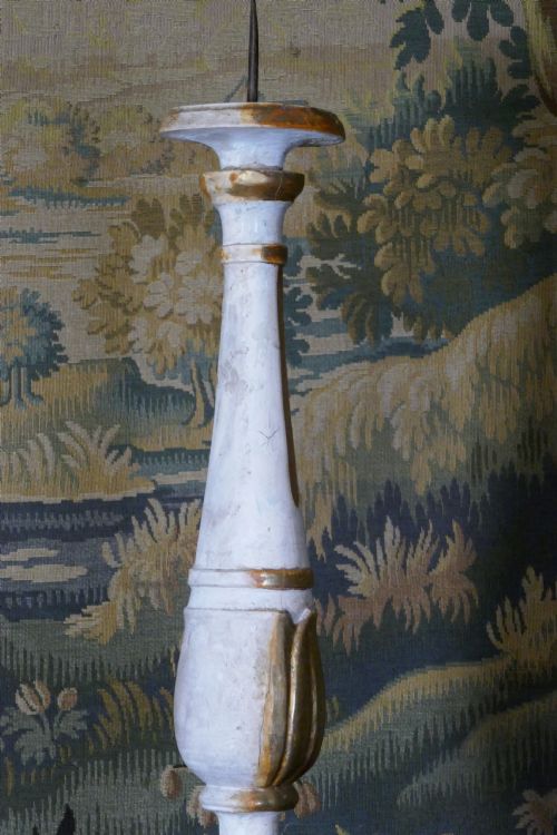 A 19TH CENTURY PRICKET CANDLE STICK - ADDITIONAL PHOTO 7