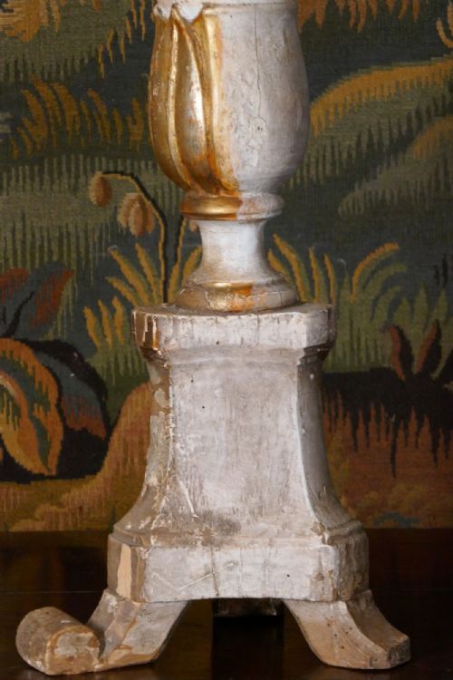 A 19TH CENTURY PRICKET CANDLE STICK - ADDITIONAL PHOTO 5