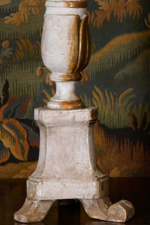 A 19TH CENTURY PRICKET CANDLE STICK - ADDITIONAL PHOTO 8