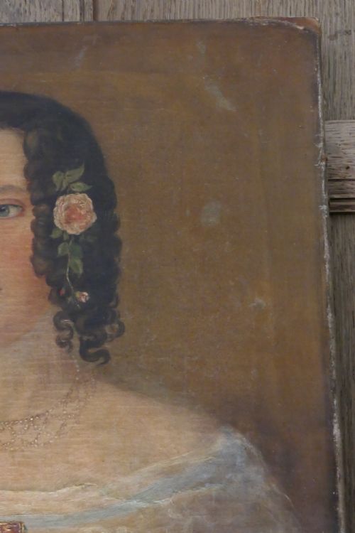 AN 18TH CENTURY PORTRAIT - ADDITIONAL PHOTO 4