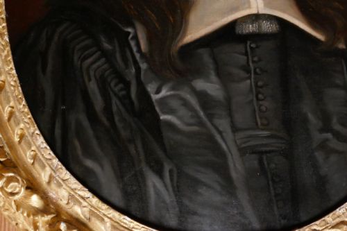 A 19TH CENTURY FRENCH PORTRAIT - ADDITIONAL PHOTO 4