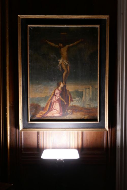 AN 18TH CENTURY RELIGIOUS PAINTING - ADDITIONAL PHOTO 5