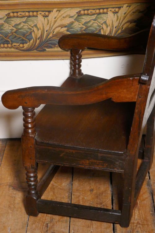 A 17TH CENTURY WAINSCOT CHAIR - ADDITIONAL PHOTO 10