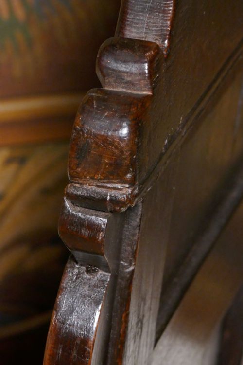 A 17TH CENTURY WAINSCOT CHAIR - ADDITIONAL PHOTO 12