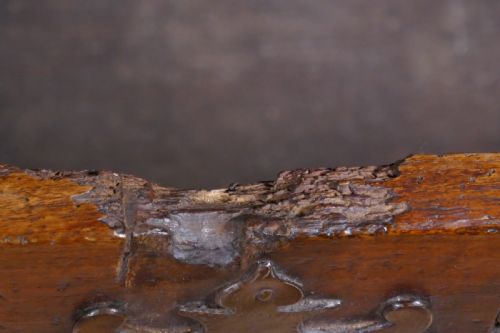 A 16TH CENTURY CARVED COFFER - ADDITIONAL PHOTO 5