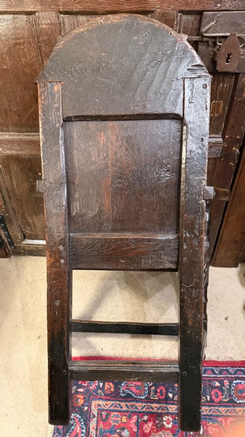 17TH CENTURY SCOTTISH WAINSCOT ARM CHAIR - ADDITIONAL PHOTO 17