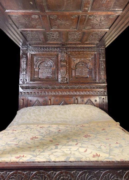 17TH CENTURY FOUR POSTER TESTER BED - ADDITIONAL PHOTO 1