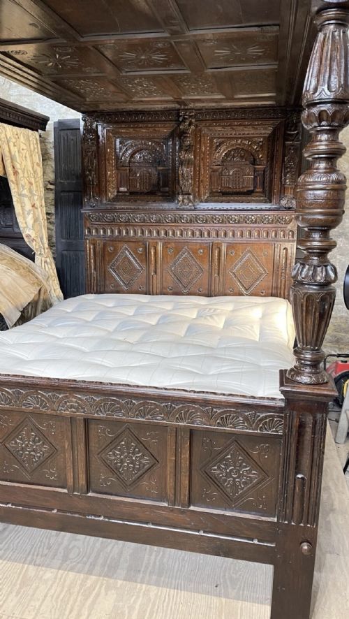 17TH CENTURY FOUR POSTER TESTER BED - ADDITIONAL PHOTO 2