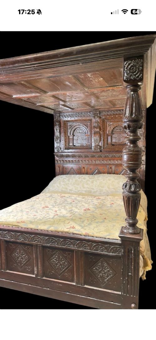17TH CENTURY FOUR POSTER TESTER BED - ADDITIONAL PHOTO 8