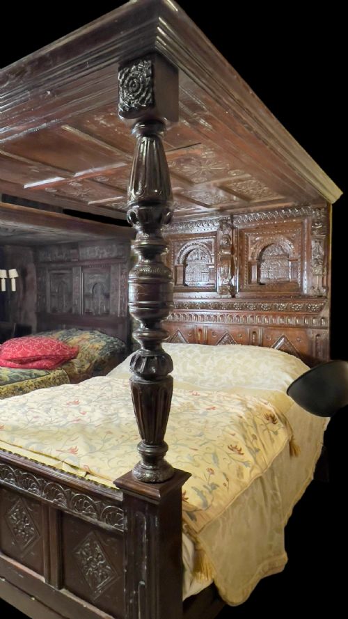 17TH CENTURY FOUR POSTER TESTER BED - ADDITIONAL PHOTO 13