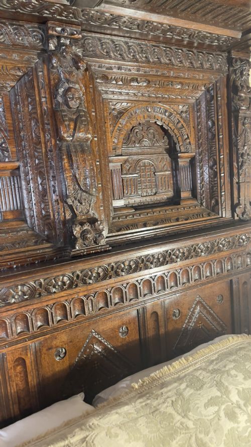 17TH CENTURY FOUR POSTER TESTER BED - ADDITIONAL PHOTO 16