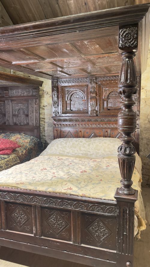 17TH CENTURY FOUR POSTER TESTER BED - ADDITIONAL PHOTO 18