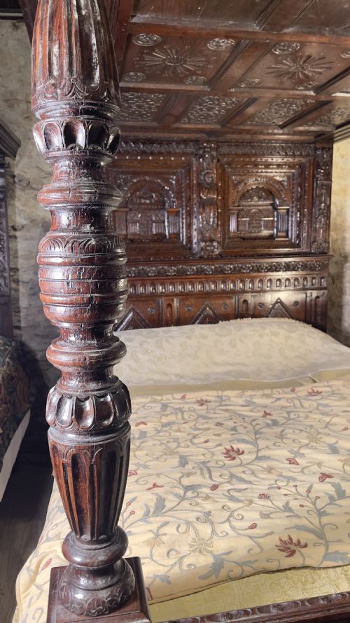 17TH CENTURY FOUR POSTER TESTER BED - ADDITIONAL PHOTO 19