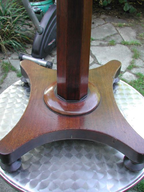 MID VICTORIAN MAHOGANY SIDE TABLE - ADDITIONAL PHOTO 5