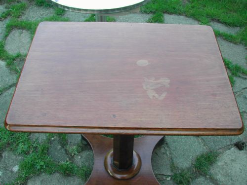 MID VICTORIAN MAHOGANY SIDE TABLE - ADDITIONAL PHOTO 6