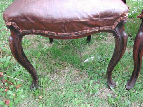 BARGIN BASEMENT SET OF SIX VICTORIAN DINNING CHAIRS CIRCA 1895 - ADDITIONAL PHOTO 4