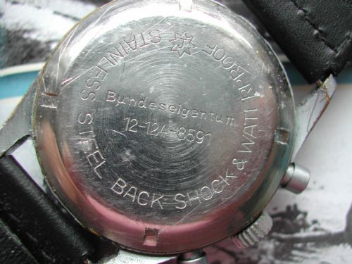 JUNGHANS TYPE 88 MILITARY ISSUE PILOTS CHRONOGRAPH CIRCA 1958 - ADDITIONAL PHOTO 5