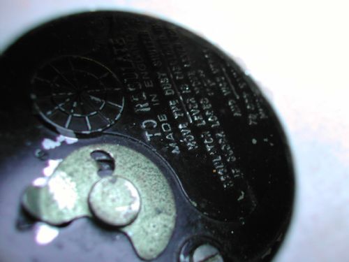 RAF BAKELITE WALL CLOCK AND MOUNTING PLATE FROM WW2 - ADDITIONAL PHOTO 9