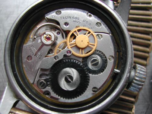 KOREAN WAR AMERICAN MILITARY ISSUE PILOTS WATCH A17A WITH HACK MADE BY ELGIN CIRCA 1952 - ADDITIONAL PHOTO 7